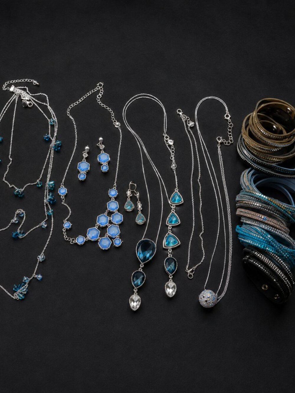 Touchstone Crystal by Swarovski Jewelry Collection Bundle 14+ Pieces Retired